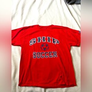 Red Shippensburg University Soccer T-Shirt